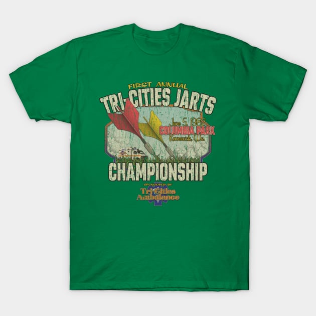 Tri-Cities Jarts Championship 1982 T-Shirt by JCD666